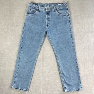 Wrangler Premium Quality Relaxed Fit Denim Jeans Men’s Size 36x30
